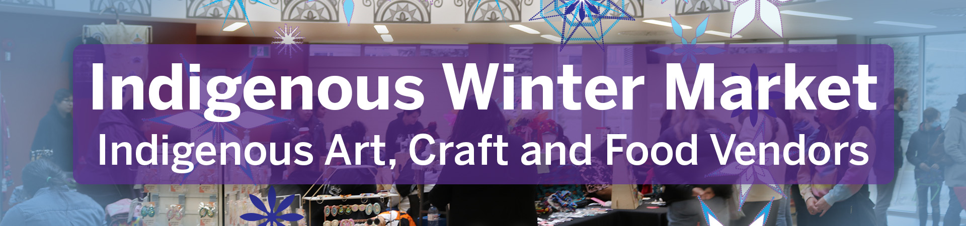 winter market at wampum learning lodge