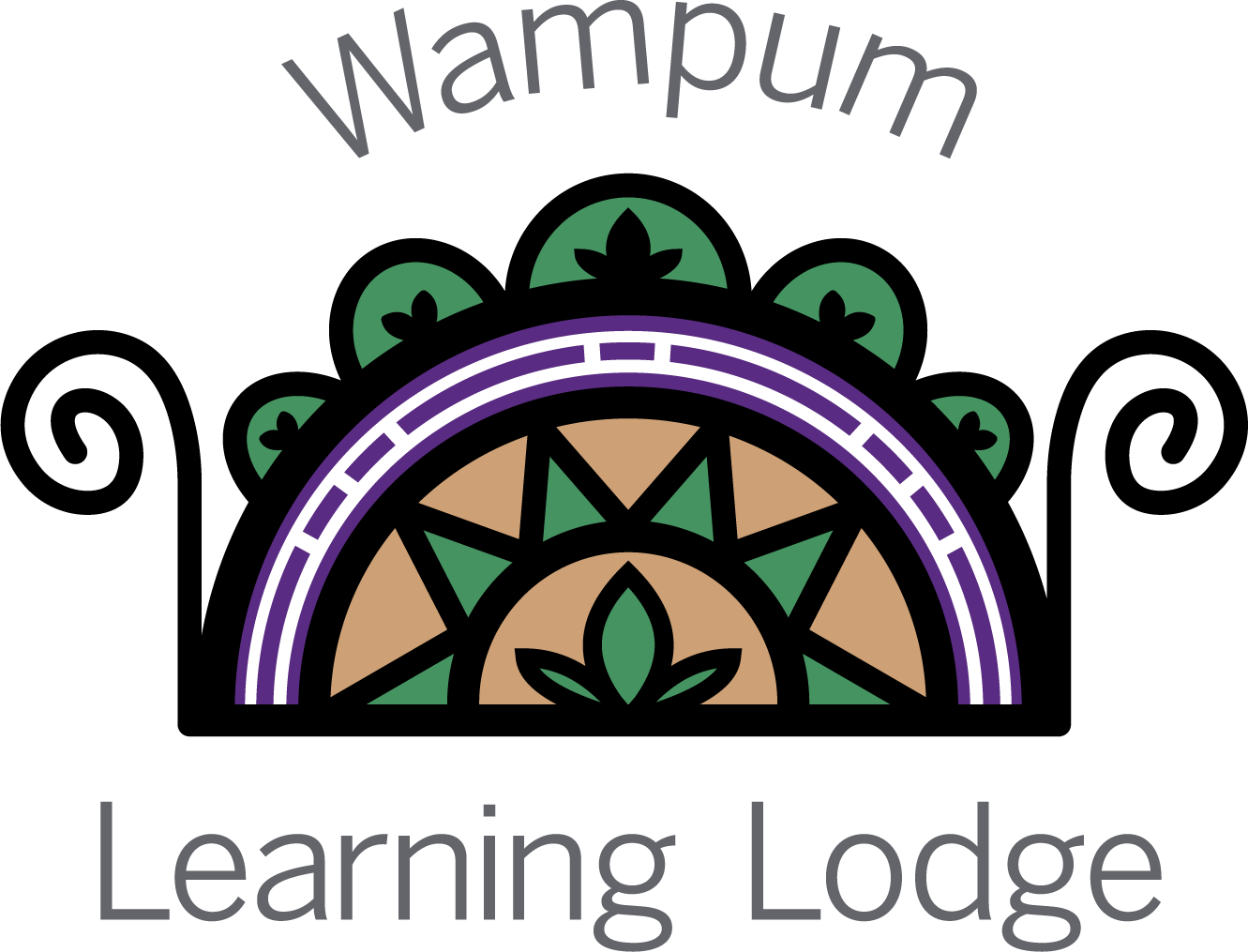 logo for the wampum learning lodge